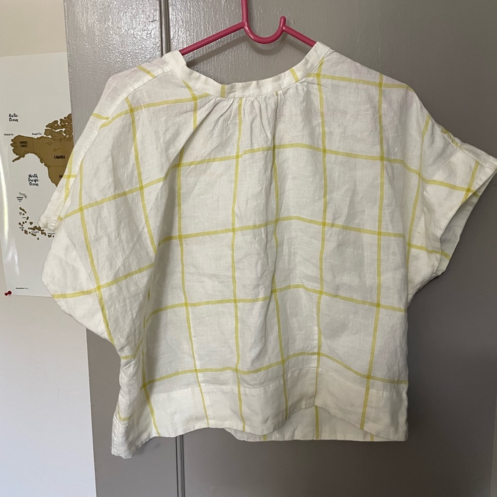 Everlane boxy linen shirt